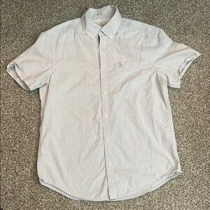 Penguin Men’s Gingham Short Sleeve Button Down Shirt